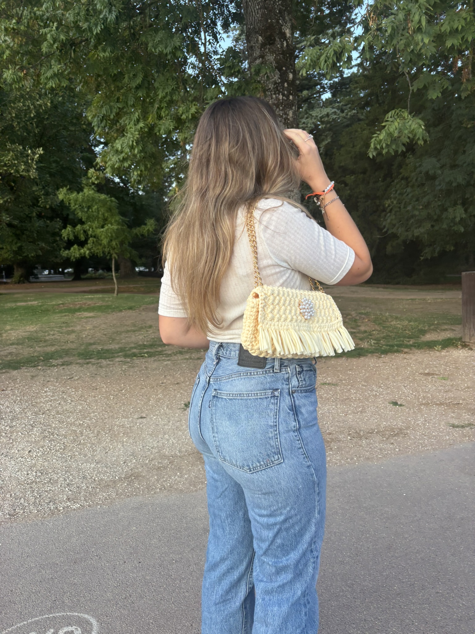 Angèle Baby Fringe - Crème – Image 7